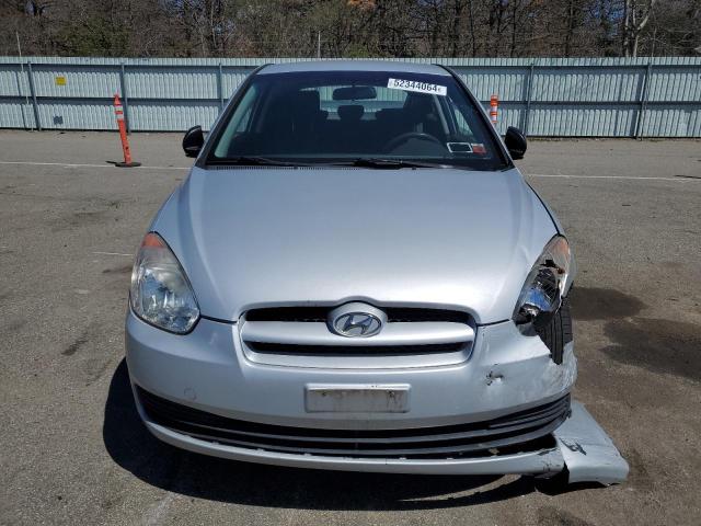 KMHCM3AC0BU186190 - 2011 HYUNDAI ACCENT GL SILVER photo 5