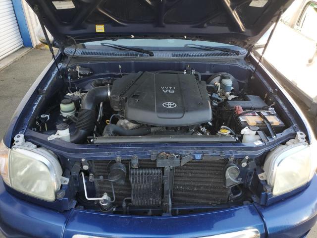 5TBRU34135S450156 - 2005 TOYOTA TUNDRA ACCESS CAB SR5 BLUE photo 11