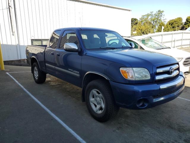 5TBRU34135S450156 - 2005 TOYOTA TUNDRA ACCESS CAB SR5 BLUE photo 4