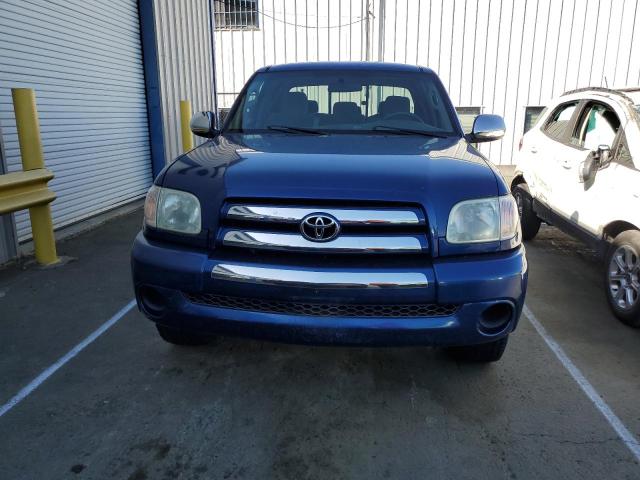 5TBRU34135S450156 - 2005 TOYOTA TUNDRA ACCESS CAB SR5 BLUE photo 5