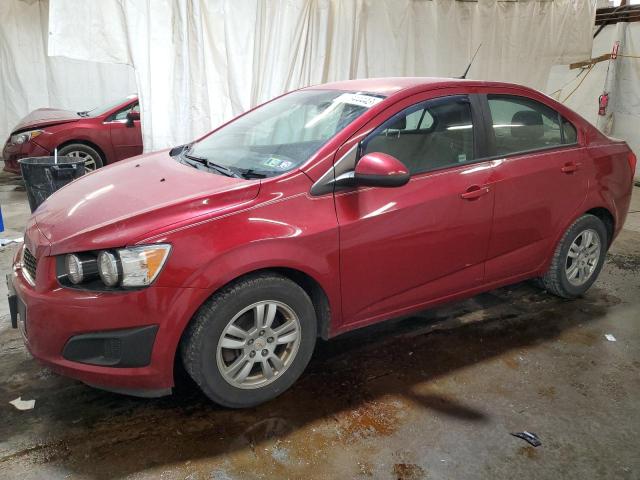 1G1JB5SHXC4147141 - 2012 CHEVROLET SONIC LS MAROON photo 1