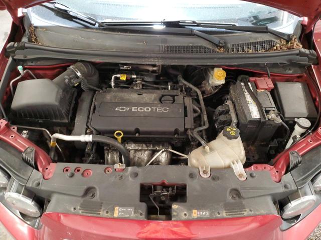 1G1JB5SHXC4147141 - 2012 CHEVROLET SONIC LS MAROON photo 11