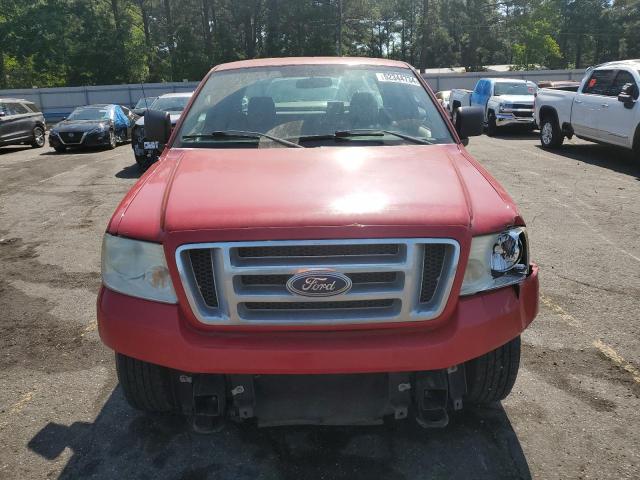 1FTRX14W25NB52007 - 2005 FORD F150 RED photo 5