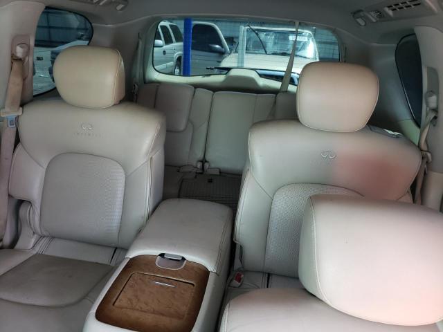 JN8AZ2NEXB9007146 - 2011 INFINITI QX56 WHITE photo 10