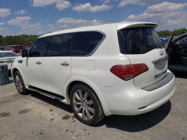 JN8AZ2NEXB9007146 - 2011 INFINITI QX56 WHITE photo 2