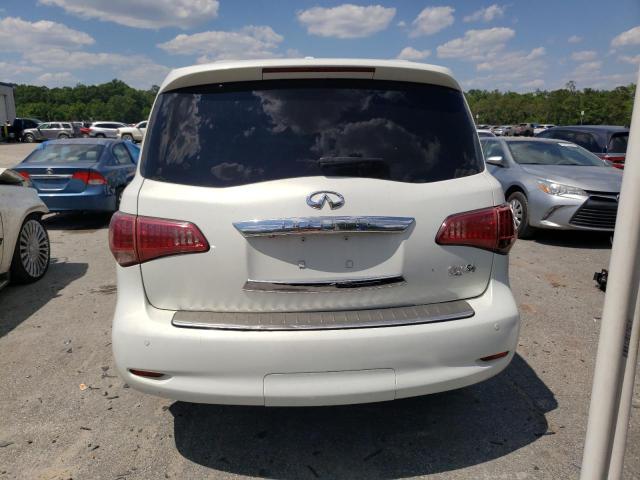 JN8AZ2NEXB9007146 - 2011 INFINITI QX56 WHITE photo 6