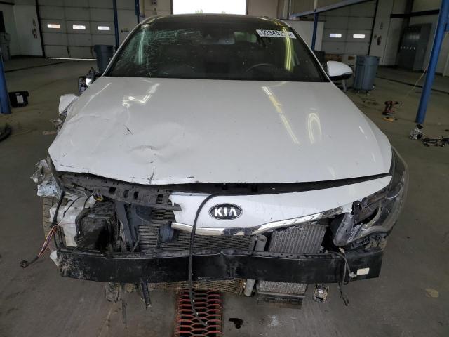 5XXGV4L21GG035059 - 2016 KIA OPTIMA SXL WHITE photo 5