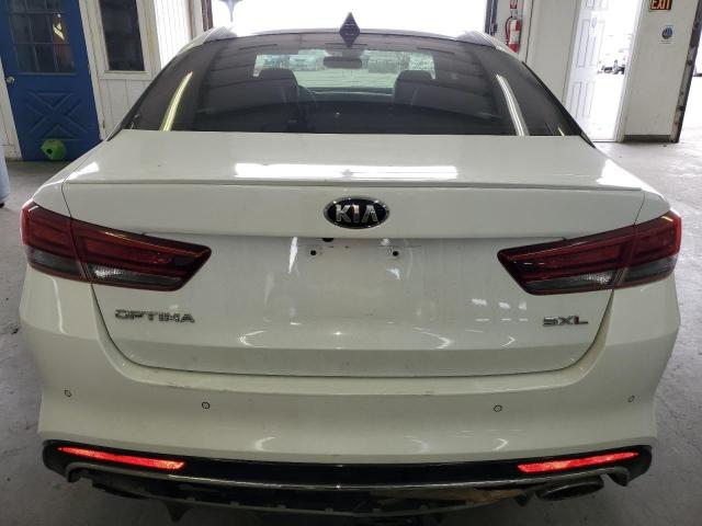 5XXGV4L21GG035059 - 2016 KIA OPTIMA SXL WHITE photo 6