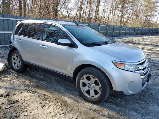 2FMDK4JC6DBC85878 - 2013 FORD EDGE SEL SILVER photo 4