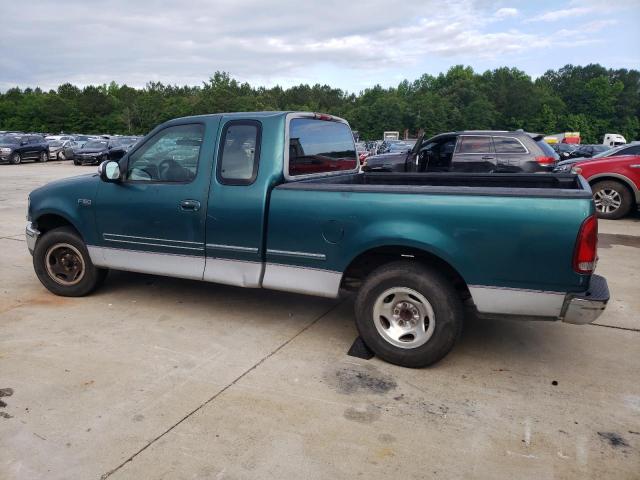 1FTDX1763VND45305 - 1997 FORD F150 GREEN photo 2