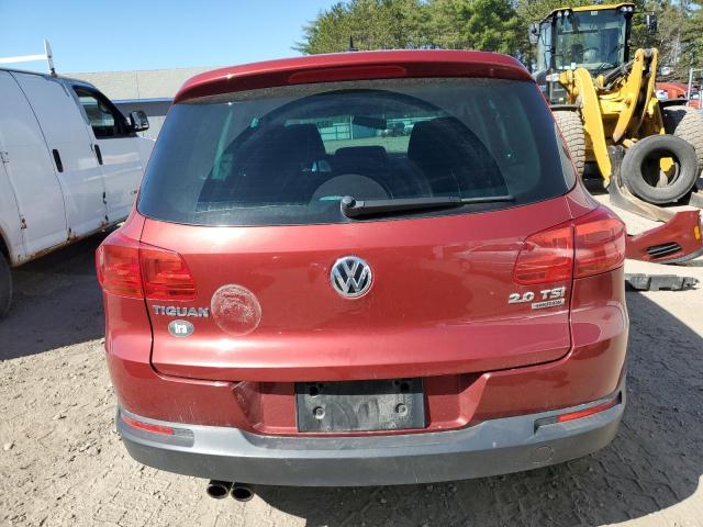 WVGBV7AX7DW004656 - 2013 VOLKSWAGEN TIGUAN S RED photo 6