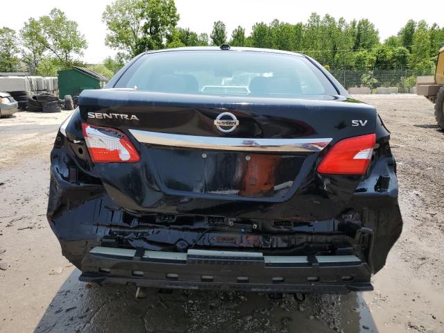 3N1AB7AP6HY277890 - 2017 NISSAN SENTRA S BLACK photo 6