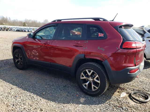 1C4PJMBSXFW693960 - 2015 JEEP CHEROKEE TRAILHAWK RED photo 2