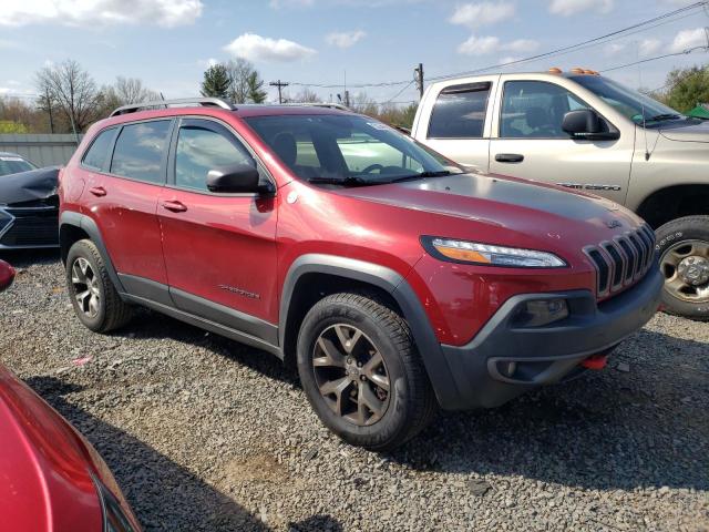 1C4PJMBSXFW693960 - 2015 JEEP CHEROKEE TRAILHAWK RED photo 4