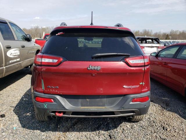 1C4PJMBSXFW693960 - 2015 JEEP CHEROKEE TRAILHAWK RED photo 6
