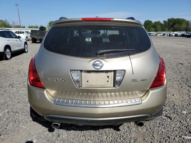 JN8AZ08W66W549330 - 2006 NISSAN MURANO SL CREAM photo 6