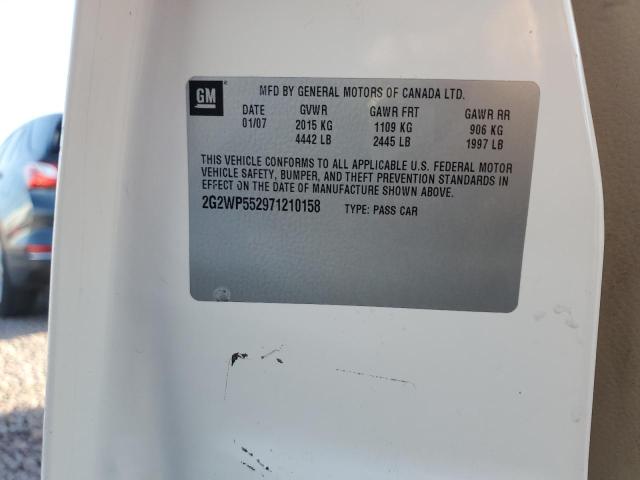 2G2WP552971210158 - 2007 PONTIAC GRAND PRIX 白色 照片 12