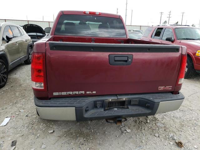 3GTEK23C79G214526 - 2009 GMC SIERRA K1500 SLE RED photo 6