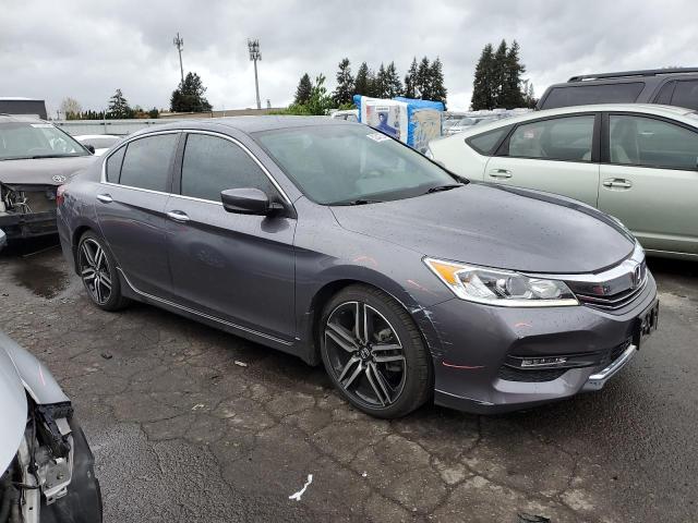 1HGCR2F52GA093465 - 2016 HONDA ACCORD SPORT SILVER photo 4