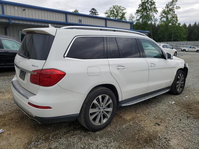 4JGDF7CE9EA424466 - 2014 MERCEDES-BENZ GL 450 4MATIC WHITE photo 3