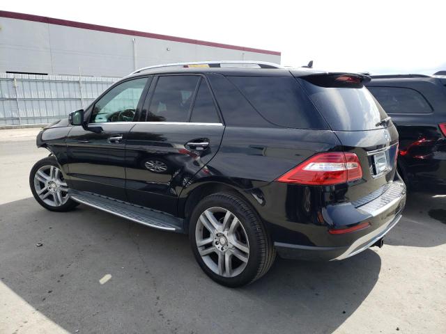 4JGDA5HB9DA266520 - 2013 MERCEDES-BENZ ML 350 4MATIC BLACK photo 2