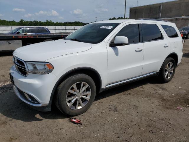 1C4RDJDG0GC460048 - 2016 DODGE DURANGO LIMITED WHITE photo 1