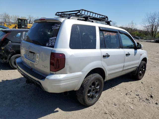 2HKYF18653H567408 - 2003 HONDA PILOT EXL GRAY photo 3