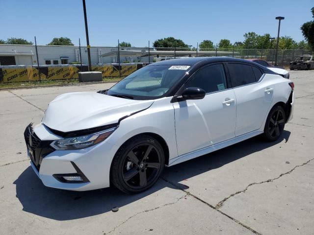 3N1AB8DV3NY278605 - 2022 NISSAN SENTRA SR WHITE photo 1