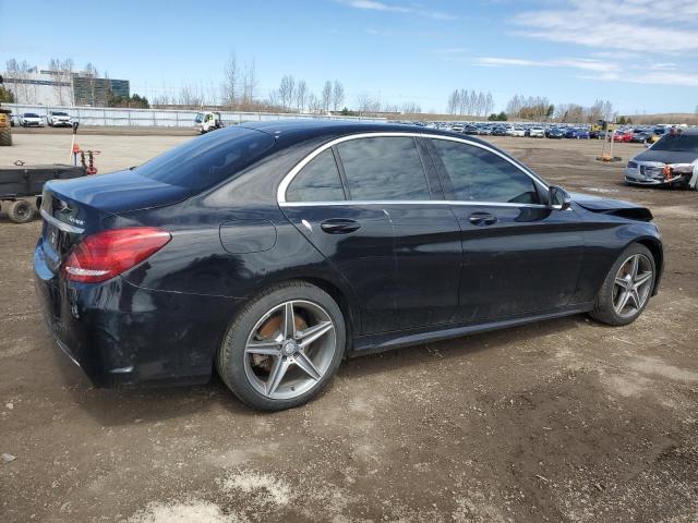 55SWF4KB5GU104394 - 2016 MERCEDES-BENZ C 300 4MATIC BLACK photo 3