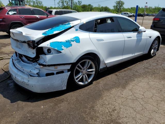 5YJSA1S20FF087533 - 2015 TESLA MODEL S 70D WHITE photo 3