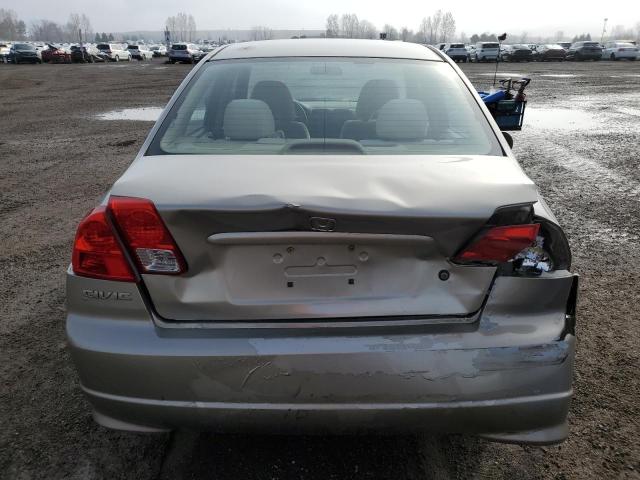 2HGES16355H021275 - 2005 HONDA CIVIC DX VP GOLD photo 6