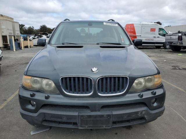 5UXFA13505LY00838 - 2005 BMW X5 3.0I TEAL photo 5