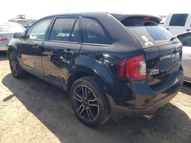 2FMDK3JC2DBB69362 - 2013 FORD EDGE SEL BLACK photo 2