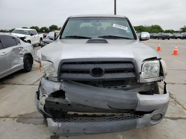 5TBET34196S522562 - 2006 TOYOTA TUNDRA DOUBLE CAB SR5 SILVER photo 5