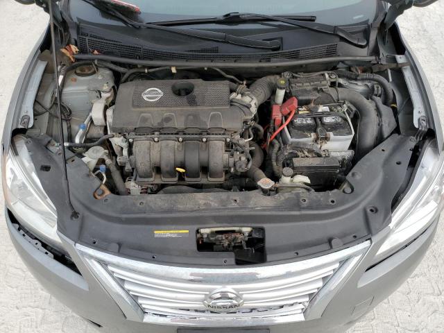 3N1AB7AP0DL780189 - 2013 NISSAN SENTRA S GRAY photo 11