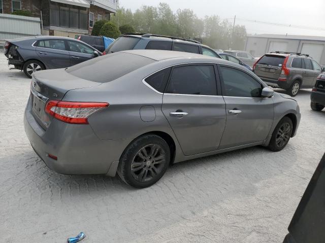 3N1AB7AP0DL780189 - 2013 NISSAN SENTRA S GRAY photo 3