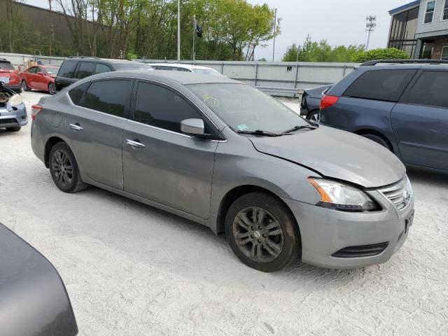 3N1AB7AP0DL780189 - 2013 NISSAN SENTRA S GRAY photo 4