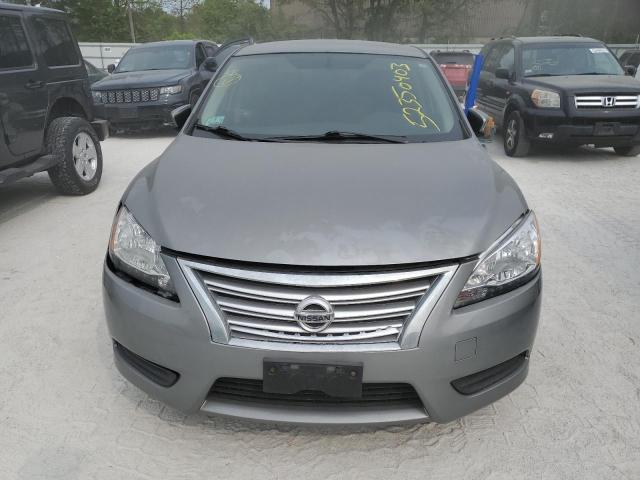 3N1AB7AP0DL780189 - 2013 NISSAN SENTRA S GRAY photo 5