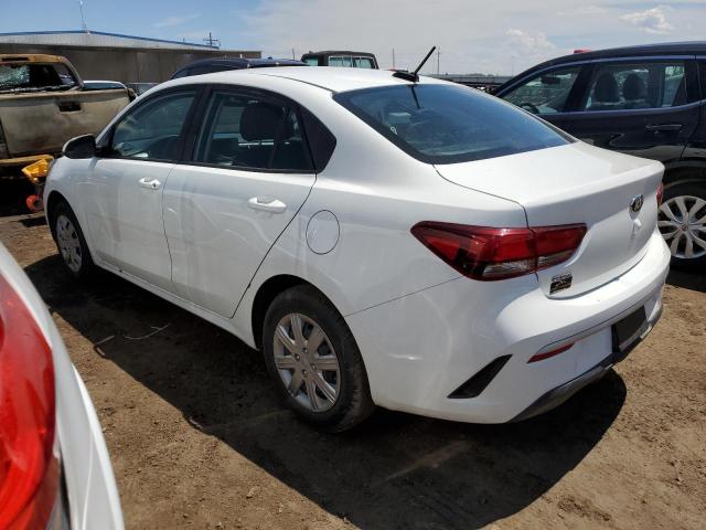 3KPA24AD1ME377148 - 2021 KIA RIO LX WHITE photo 2