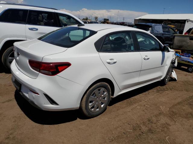 3KPA24AD1ME377148 - 2021 KIA RIO LX WHITE photo 3