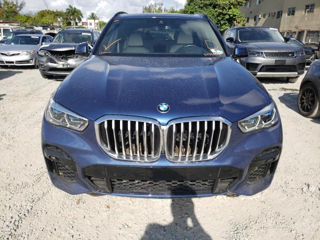 5UXCR6C06N9K34923 - 2022 BMW X5 XDRIVE40I BLUE photo 5