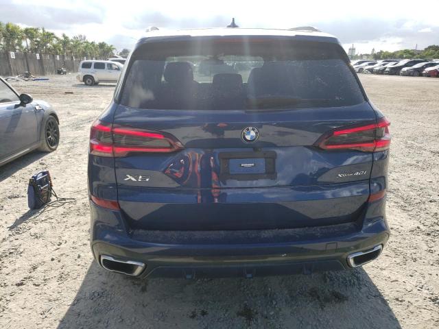 5UXCR6C06N9K34923 - 2022 BMW X5 XDRIVE40I BLUE photo 6