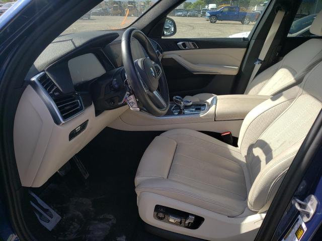 5UXCR6C06N9K34923 - 2022 BMW X5 XDRIVE40I BLUE photo 7