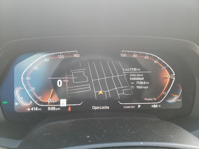 5UXCR6C06N9K34923 - 2022 BMW X5 XDRIVE40I BLUE photo 9