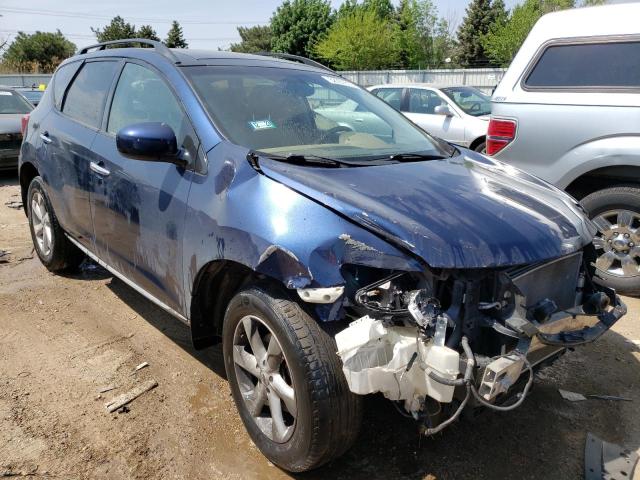 JN8AZ18WX9W152598 - 2009 NISSAN MURANO S BLUE photo 4