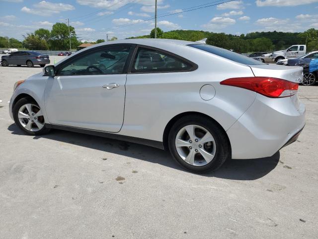 KMHDH6AE8DU000989 - 2013 HYUNDAI ELANTRA CO GS SILVER photo 2