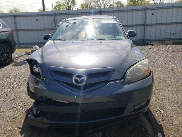 JM1BK344291198539 - 2009 MAZDA 3 S GRAY photo 5