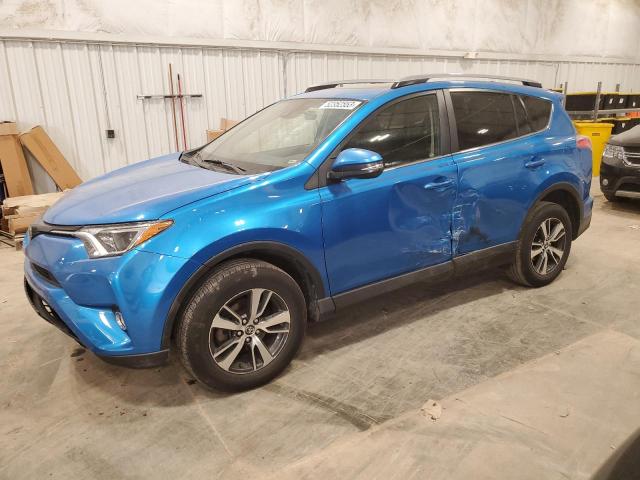 JTMWFREV8JD112427 - 2018 TOYOTA RAV4 ADVENTURE BLUE photo 1