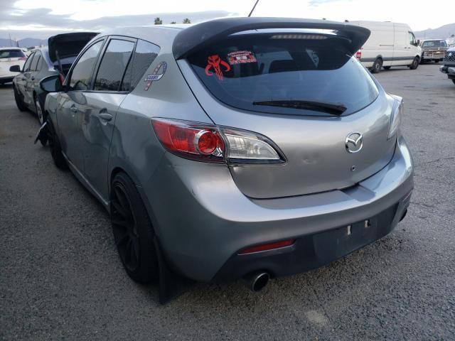 JM1BL1L37D1724666 - 2013 MAZDA SPEED 3 GRAY photo 2