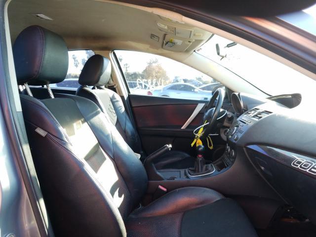 JM1BL1L37D1724666 - 2013 MAZDA SPEED 3 GRAY photo 5